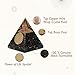 Agate Mart Energy Generator Black Tourmaline Orgonite Pyramids with Black Tourmaline Pendant - Healing- meditation orgonite pyramids E-Energy Protection and Protective Set