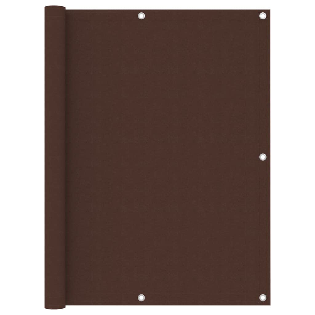 vidaXL Balcony Screen Lawn Garden Outdoor Privacy Screening Sunshade Protective Fence Screen Windbreak Brown 120x300 cm Oxford Fabric — image 1
