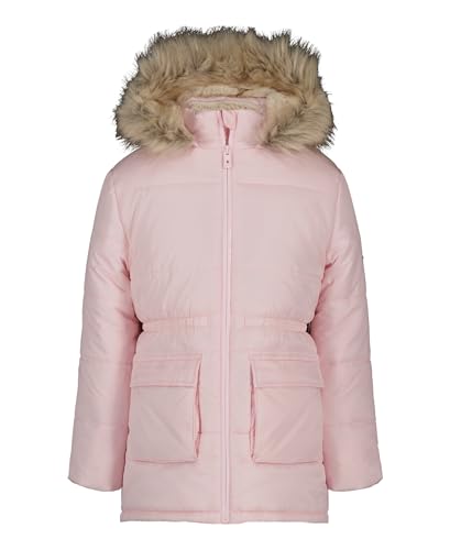 Tommy Hilfiger Girls' Long Length Heavyweight Puffer Jacket with Polar Fleece Lining