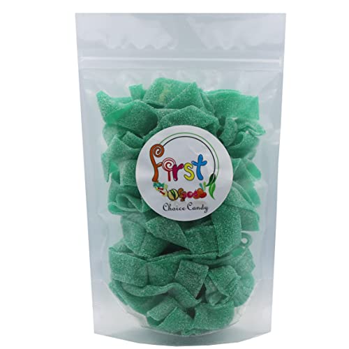 Variety Color Sour Gummy Belts (Green Apple, 1 LB) - image 3