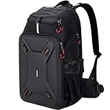 Endurax Mochila para Cámara Extra Grande con Protector de Lluvia a Prueba de Golpes para DSLR o DJI Mavic 2 Mavic Air Spark Mavic Pro o Mavic Pro Platinum Mochila Especial para Drones(Negro)