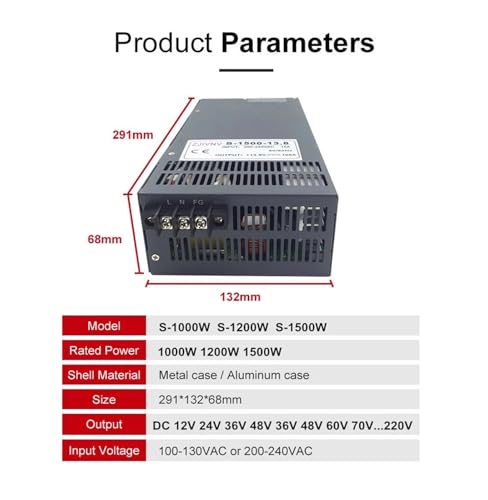 Alimentation à découpage 1200W : éliminez les micro-coupures sur vos modules électriques AC/DC 12V - 6