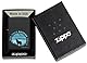 Zippo Sturmfeuerzeug - Buck Wear, Black Matte, Color Image - Nachfüllbar - Wiederverwendbar - Windfestes Design - Geschenkbox - Made in USA