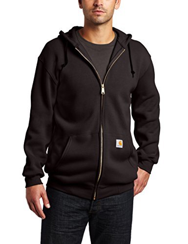 Carhartt Herren Zip Hooded Sweatshirt Sweatshirt, Black Blk, XL
