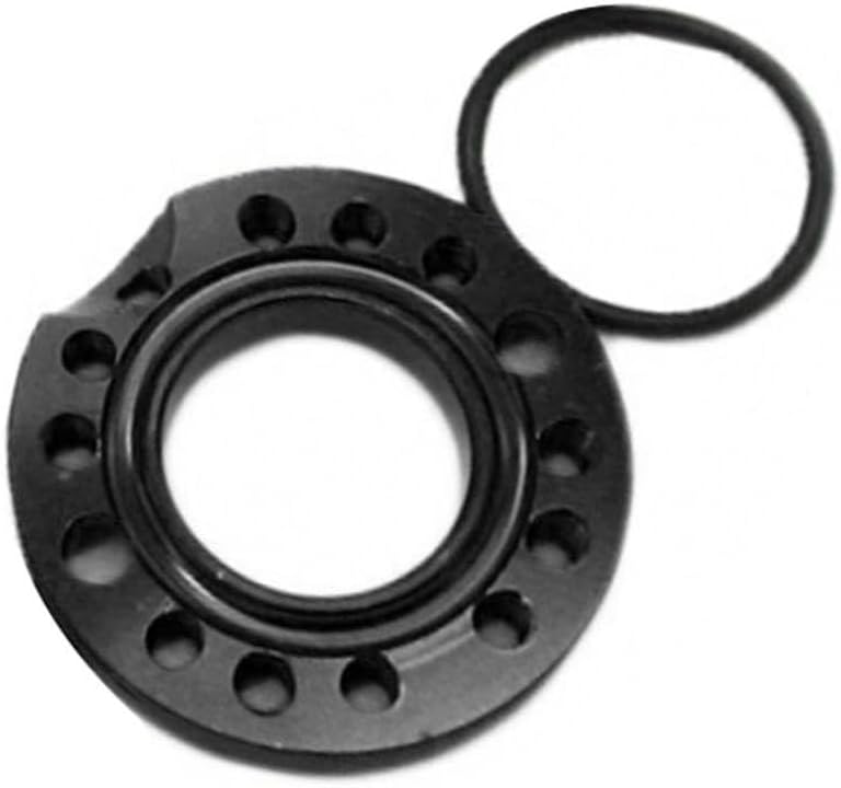 28mm Carb Adjuster Carburetor Inlet Manifold Spinner Plate Adapter Compatible with Pit Dirt Bikes Buggy Aluminum Universal Fit Spinner Plate Works with Universal Aftermarket Replacement(Red)