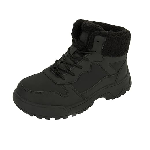 UIKGITP Botas femininas de inverno para caminhadas de neve femininas para atividades ao ar livre à prova d'água para caminhada e caminhada antiderrapante