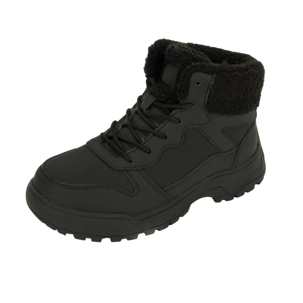 Veslexth Winter Snow Boots for Women Warm Ankle Booties Anti-Slip Shoes Non Slip Hiking Outdoor Walking Lightweight Footwear