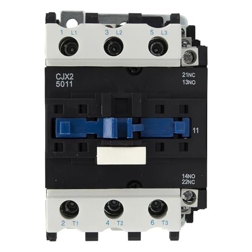 Contacteur CA 50 A 3 pôles NO NF CJX2-5011 commande 220V triphasé - 3