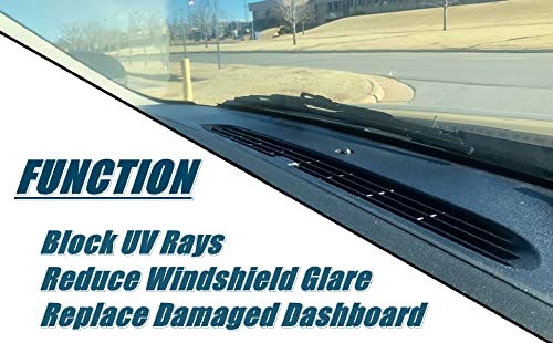 7Blacksmiths Dashboard Panel Compatible With 2007-2013 Chevy Silverado Tahoe Yukon Sierra Escalade Black Front Upper Dash Replacement For 23224733 Defrost Vent Trim Panel #TOP3