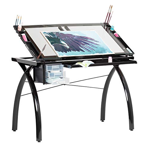 Futura Craft Station - Black with Clear Glass