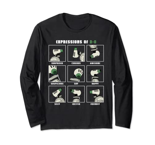 Star Wars D-O Droid t-shirt manches longues idéal pour vos soirées streaming et mode urbaine