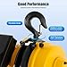 2200lbs Electric Chain Hoist & 1 Ton Overhead Crane, 1300W 110V Electric Hoist with Lifting Height and Remote Control, Capacity for Garage Warehouse Construction and Industrial Lifting