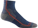 Darn Tough Vermont Women's Hiker 1/4 Midweight with Cushion Hiking Sock (Style 1958) - Dusk Denim, Medium