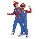 SOUS LICENCE OFFICIELLE NINTENDO : déguisement Mario enfant authentique produit par Disguise, inspiré du héros emblématique du jeu Super Mario Bros, avec des détails fidèles au design du personnage original.