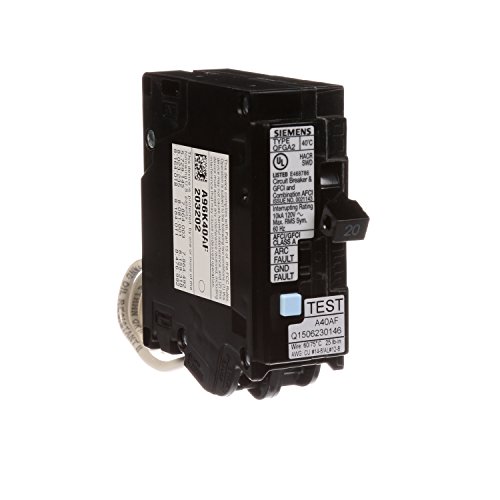 Siemens Q120Df 20-Amp Afci/Gfci Dual Function Circuit Breaker, Plug On Load Center Style #TOP2