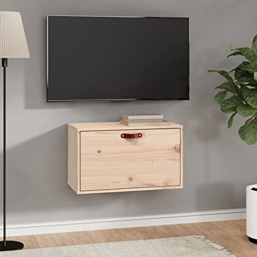 LAPOOH Armario de Pared de Madera Maciza de Pino 60x30x35 cm, Armario Colgar, Mueble Colgar, Mueble Pared, Mueble Auxiliar
