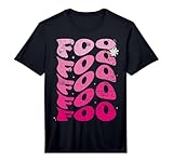 Foo First Name I Love Foo Girl Groovy 80's Vintage Performance T-Shirt