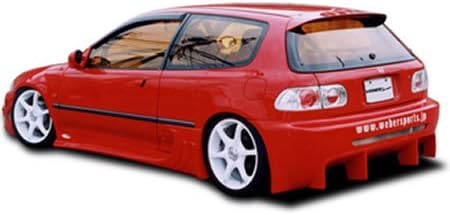 Amazon シビックハッチバック Eg リアバンパー 塗装済 Weber Sports ウェーバースポーツ リアバンパー 車 バイク