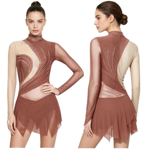 Robe patinage artistique dames confortable pour enchaîner les sauts