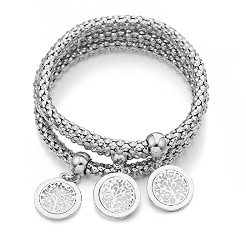 Bijoux cadeaux pour femmes : Set de bracelets Arbre de Vie cordon