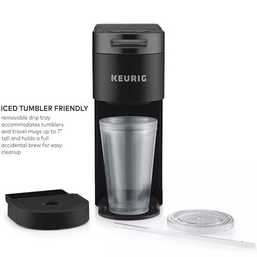 Keurig K-Iced Plus Single-Serve Coffee Maker, Brews Iced Coffee, Fits Travel Mug, Removable Water Reservoir, Black (Renewed) - Image 5