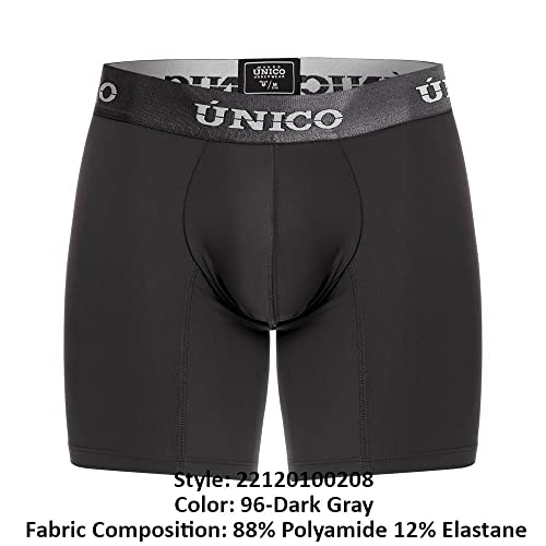 Mundo Unico Men Boxer Briefs Trunks Colombian Underwear Ropa Interior Colombiana de Hombre, 96-dark Gray_style_22120100208, L4
