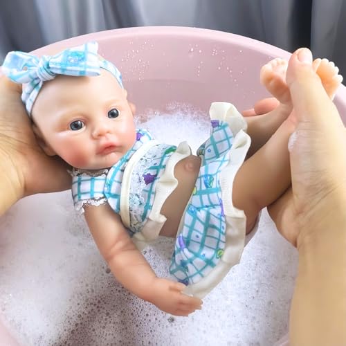 Muñeca de silicona realista para niña 12 pulgadas miniatura 2