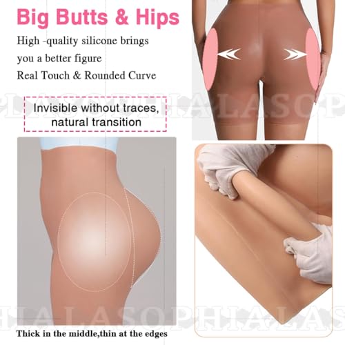 Culotte en silicone avec entrejambe ouvert et rehausseur de fesses invisible