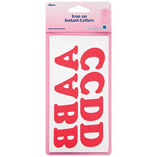 Instant, 40 lettere dell'alfabeto termoadesive in