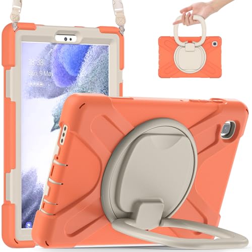 Protection Samsung Galaxy Tab A7 Lite pour les voyages en famille avec bandoulière