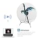 3D Hologram Fan with Cover, 3D Hologram Projector HD LED Advertising Display with Remote and Bluetooth and WiFi,700 Video Library and for Business,Bar,Halloween (45CM Hologram Fan with Cover)