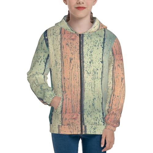 Hardwood Kids Pullover Hoodies Boys Zip Up Sweatshirts Girls Athletic Clothes with Pocket3