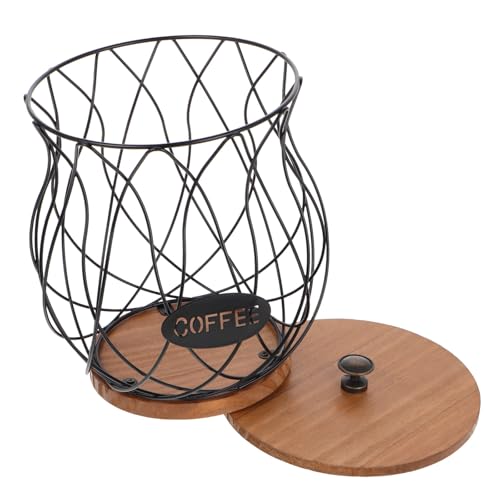 Panier de rangement en fer noir et corbeille de table ajourée