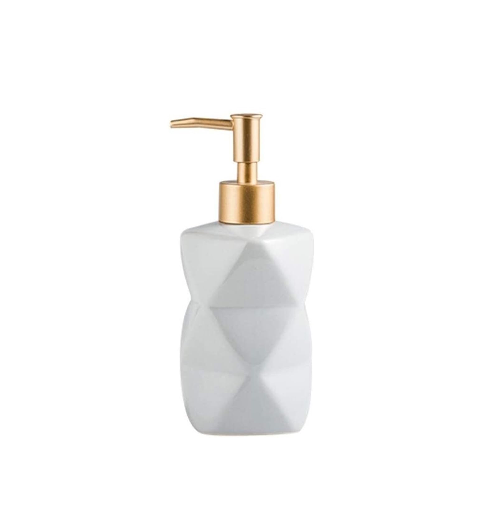 Sdydsge Grey(Square) Soap Dispenser， Soap Dispensers Dispenser Geometric Shape Design Lotion Bottle