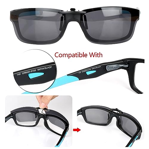 Polarized CLIP-ON Sunglasses for Oakley Crosslink OX8030 55x183