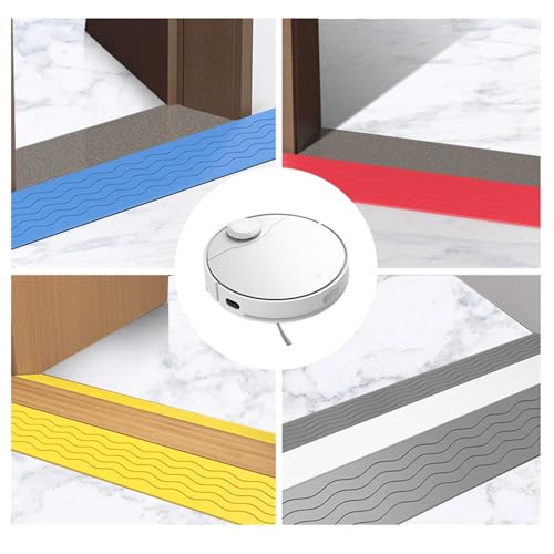 Alfombrilla rampa umbral para robot aspirador: resistente al desgaste y a la presión, adecuada para suelos y raíles de puertas correderas miniatura 4