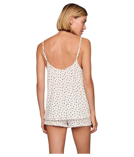 Image of Eberjey Women's Gisele Tencel Printed Modal Ruffle Cami & Shortie Short Set