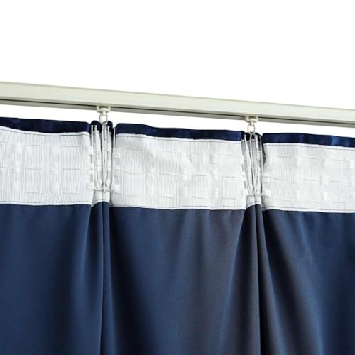 Rideaux occultants en velours bleu pour une ambiance douce et intime - 4
