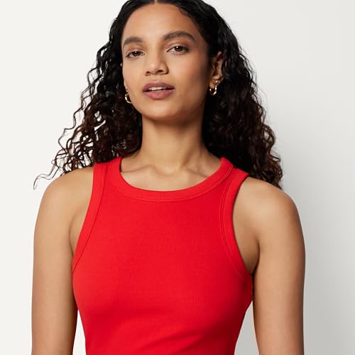 Image of Amazon Essentials Women's Slim-Fit Ribbed Tank Top