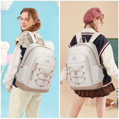 School Backpack for Teen Girls Bookbag: 15.6 inch Laptop Backpacks for College Women Back Pack Cute Middle High School Bag Stylish Teens Book Bags for Students Travel Backpack4