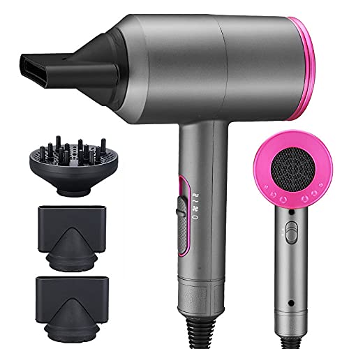 Secador de Pelo, Euakee Profesional Secador Pelo Con Difusor Y Boquilla Concentradora, 2000W Potente, 3 Velocidades y 2 Temperaturas, Secador de Pelo Pequeño Compact, Secador de Viaje (Grau) Secador de Pelo, Euakee Profesional Secador Pelo Con Difusor Y Boquilla Concentradora, 2000W Potente, 3 Velocidades y 2 Temperaturas, Secador de Pelo Pequeño Compact, Secador de Viaje (Grau)