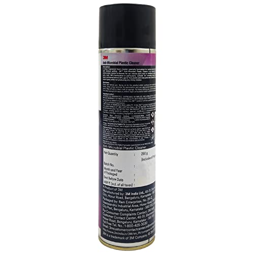 Image of 3M Anti Microbial Plastic Cleaner, Designed for plastic & vinyl surfaces, Kills 99% microbes, Removes toughest dirt and stains (290g, Pack of 1)