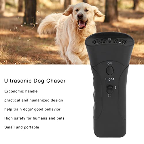 Walfront Ultraschall Hundejäger, Rindenstopper, Hundeschalldämpfer, LED Pet Gentle Trainer, Hund Ultraschall Abwehr, Tragbarer Hundtränare