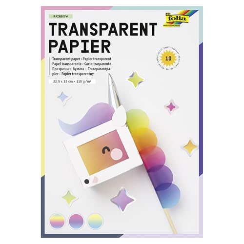 50 Feuilles De Papier Transparent Pour Scrapbooking - Multicolore - Neuf