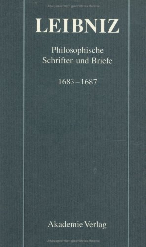 Gottfried Wilhelm Leibniz: Philosophische Schri... [German] 3050017538 Book Cover