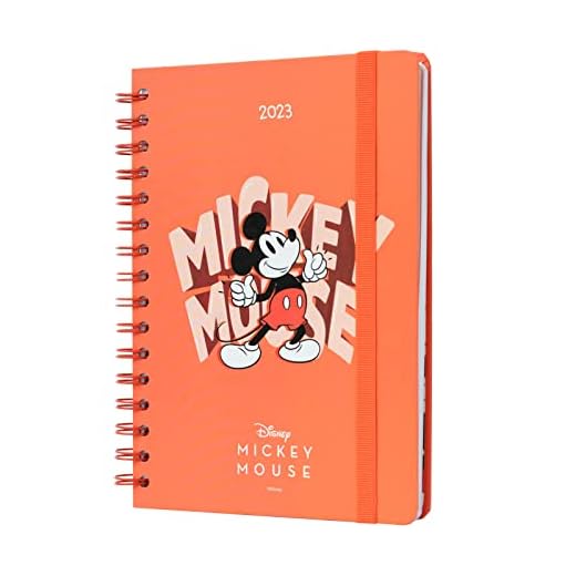 Grupo Erik Agenda 2025 semana vista A5 Disney Classic - anual 2025-2025 Disney Mickey - Planner 2025 - Producto con licencia oficial