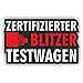 folien-zentrum Blitzer Testwagen Shocker Hand Auto Aufkleber JDM Tuning OEM Dub Decal Stickerbomb Bombing Fun w