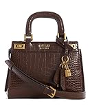 Diese Guess Umhängetasche lässt das Herz der Frauen mit ihren liebenswerten Abmessungen und goldenen Details schmelzen. Die Schultertasche mit ihrem schönen Design ist ideal zum Ausgehen und rundet Ihr Outfit perfekt ab. Dies ist eine große Entscheidung für Sie. Maße: 20 x 17 x 7 cm