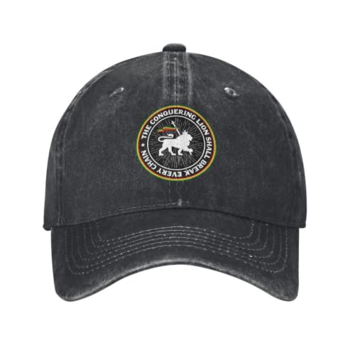 Casquette de baseball rasta en coton pour festivals de musique et été