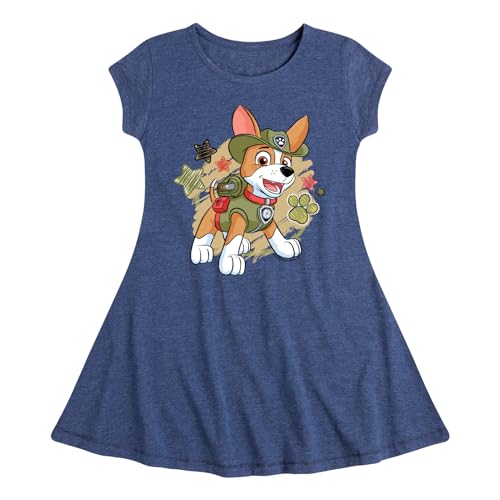 HYBRID APPAREL - Paw Patrol - Tracker Paw Patrol - Toddler & Youth Girls Fit & Flare Dress